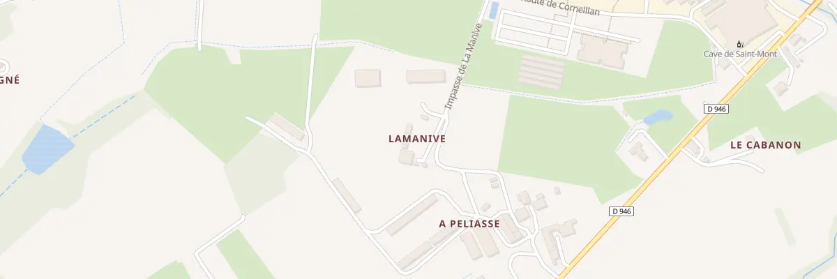 Plan du 210 Imp de la Manive à Saint-Mont