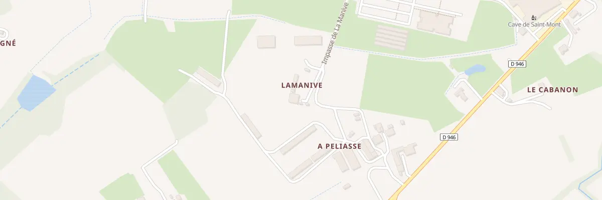 Plan du 220 Imp de la Manive à Saint-Mont