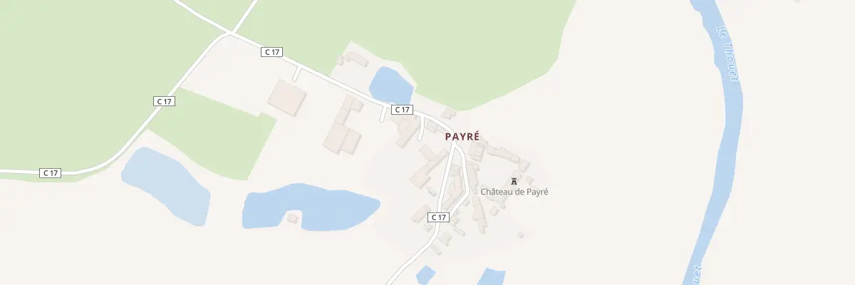 Plan du 2 Payre à La Peyratte
