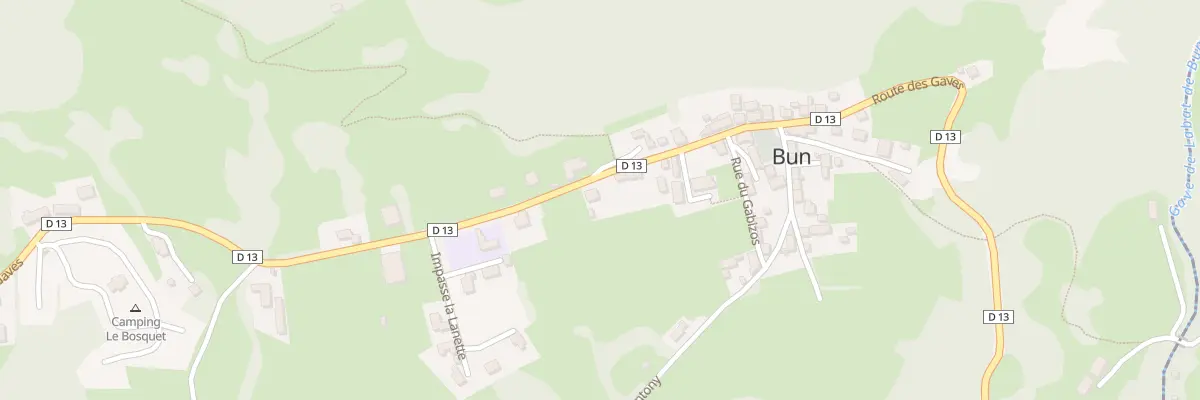 Plan du 15 Rte des Gaves à Bun