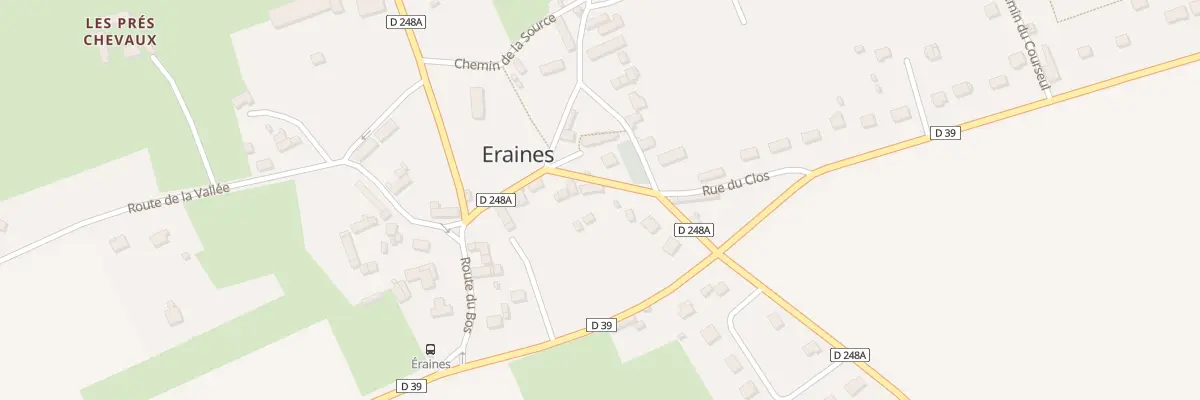 Plan du 10 Pl de l’Église à Eraines