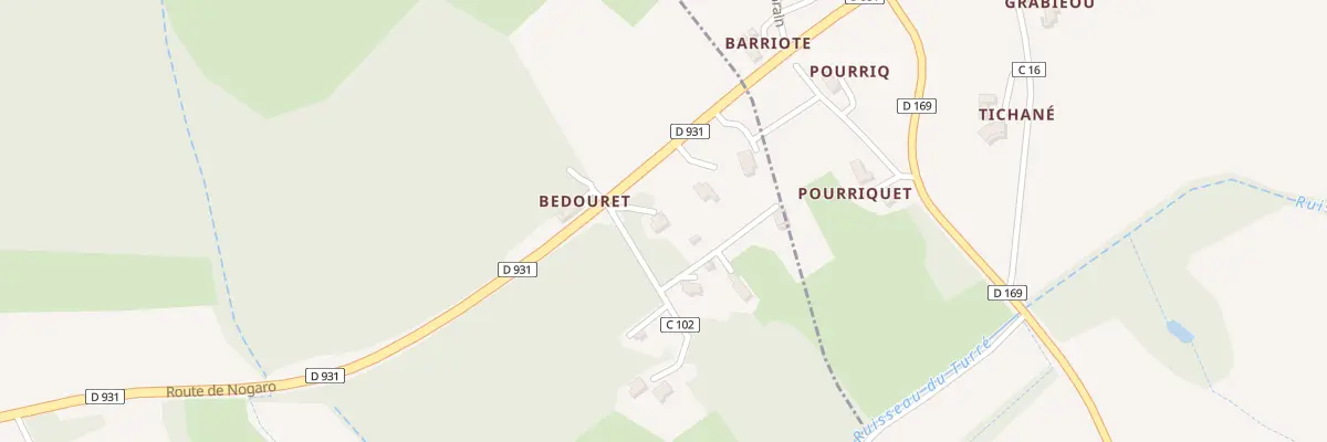 Plan du 1 Lotissement de l’Argela à Vergoignan