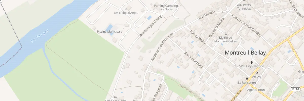 Plan du 9001 Bd de l’Ardenne à Montreuil-Bellay
