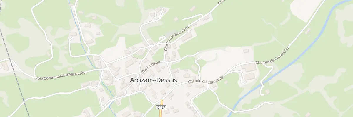 Plan du 5021 Le Village à Arcizans-Dessus