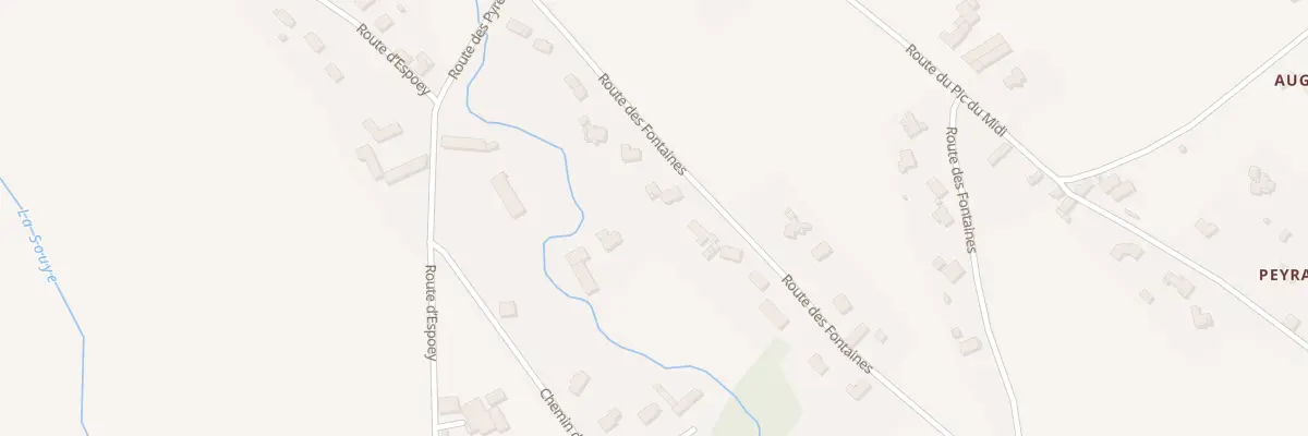 Plan du 25 Rte des Fontaines à Lourenties