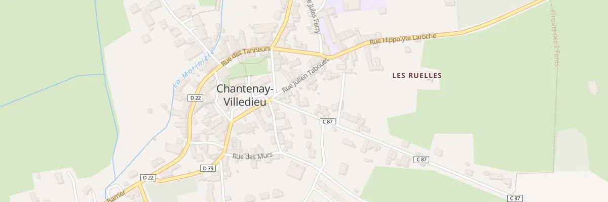 Plan du 5 Rue François Roch Ledru à Chantenay-Villedieu