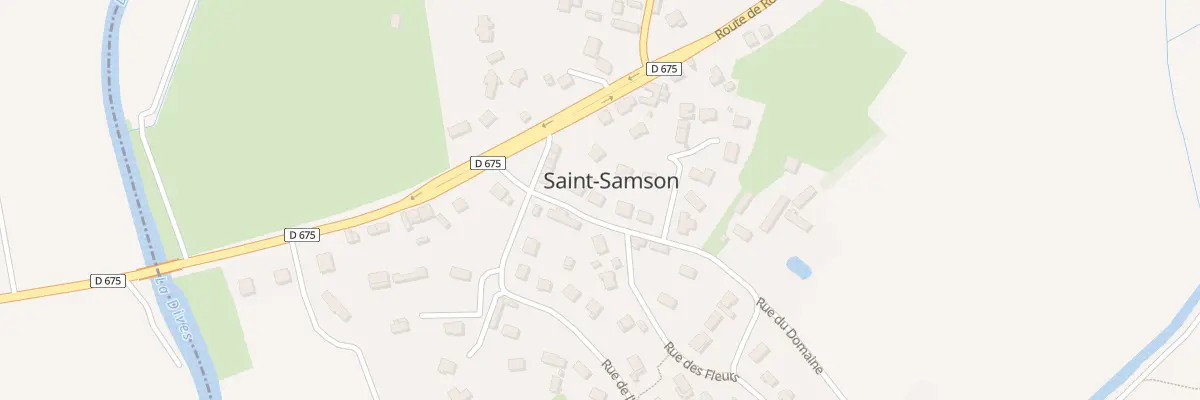 Plan du 3 Rue du Domaine à Saint-Samson