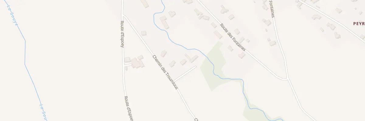 Plan du 1B Imp de Pierrine à Lourenties