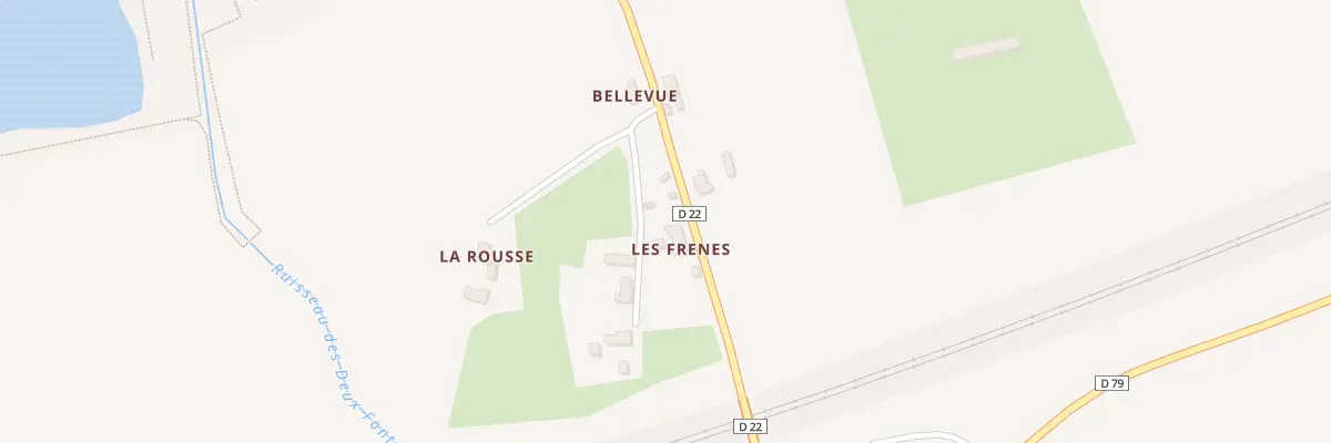Plan du 5228 Les Frenes à Chantenay-Villedieu
