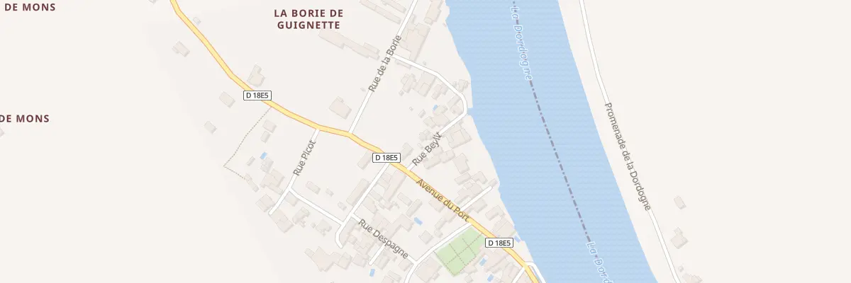 Plan du 17 Le Bourg à Cabara