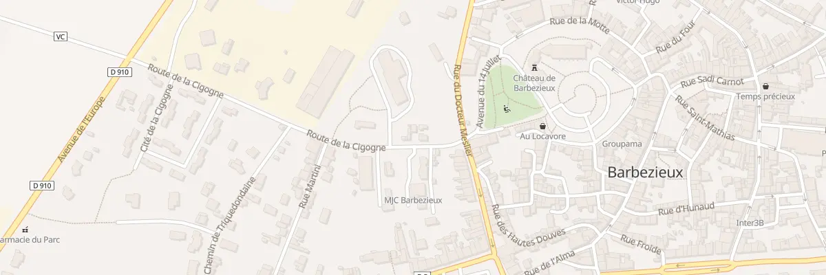 Plan du 4 Rte de la Cigogne à Barbezieux-Saint-Hilaire