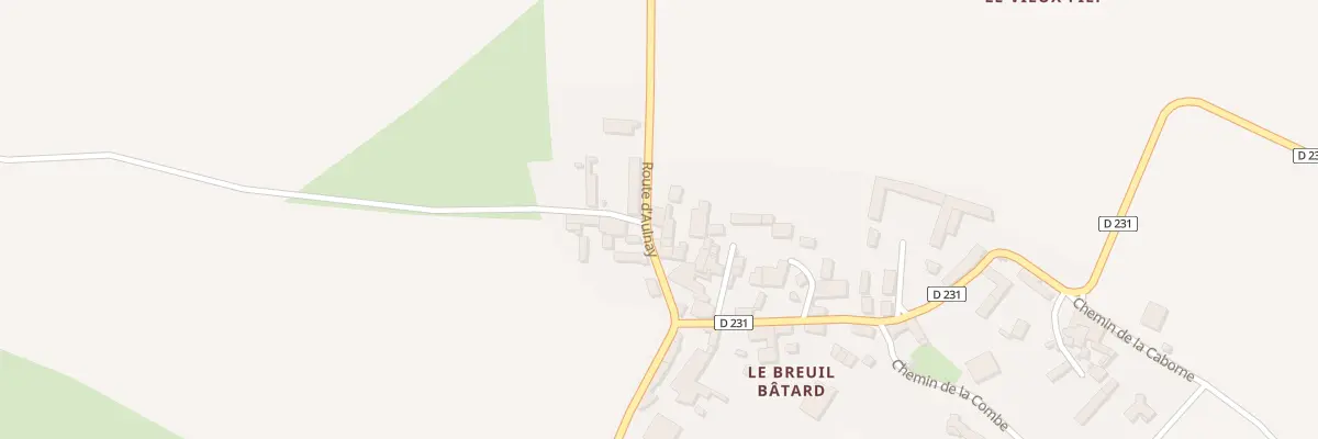 Plan du 4 Rte d’Aulnay à Bresdon