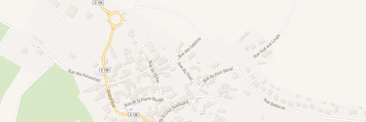 Plan du 8 Rue du Theil à Louin