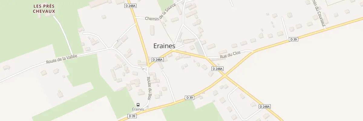 Plan du 5025 Le Bourg à Eraines