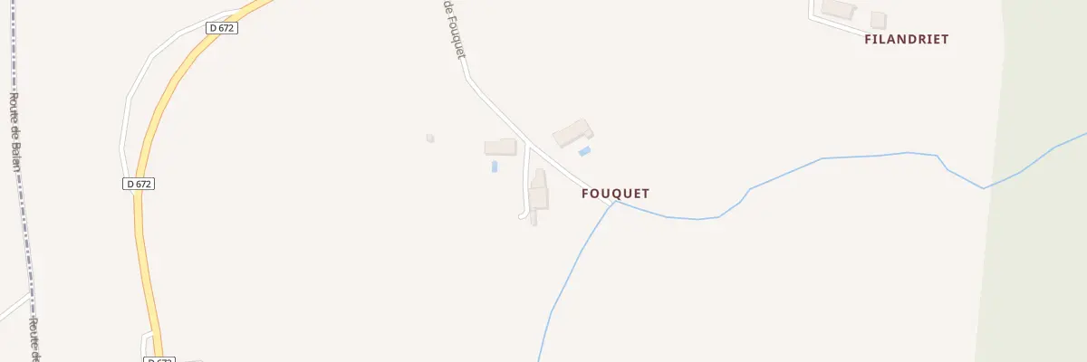 Plan du 2 Fouquet à Sainte-Foy-la-Longue