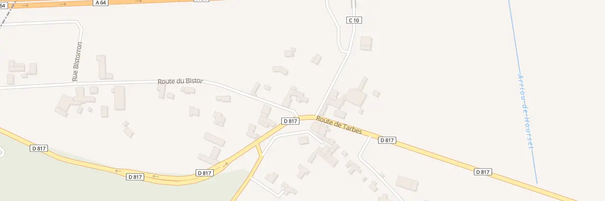 Plan du 2 Rte du Bistor à Espoey