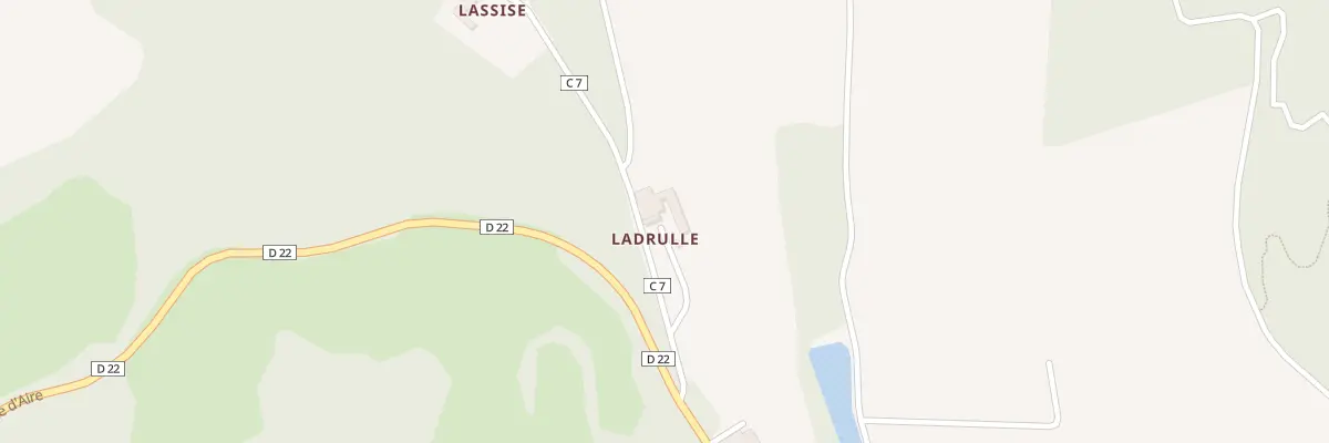 Plan du 126 Rte de Lassise à Viella