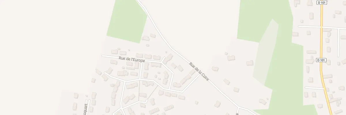 Plan du 2 Rue de L Europe à Loué