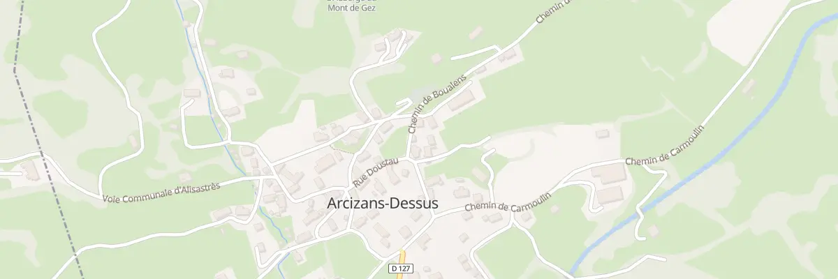 Plan du 5049 Le Village à Arcizans-Dessus