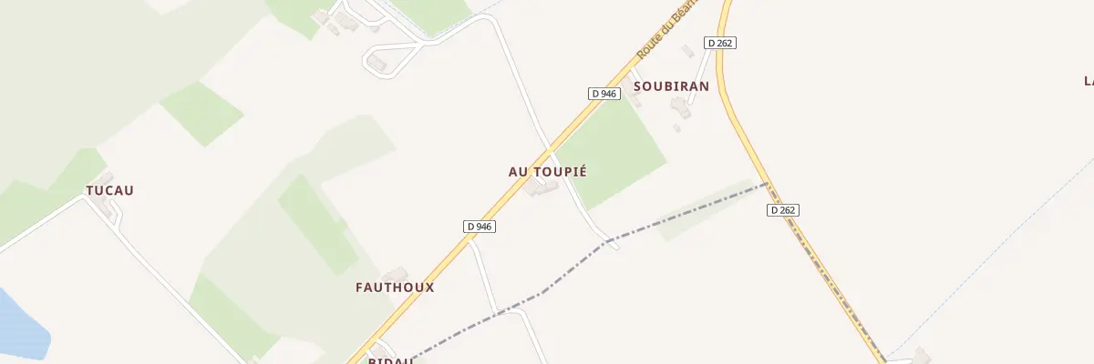 Plan du 603 Rte du Béarn à Saint-Mont