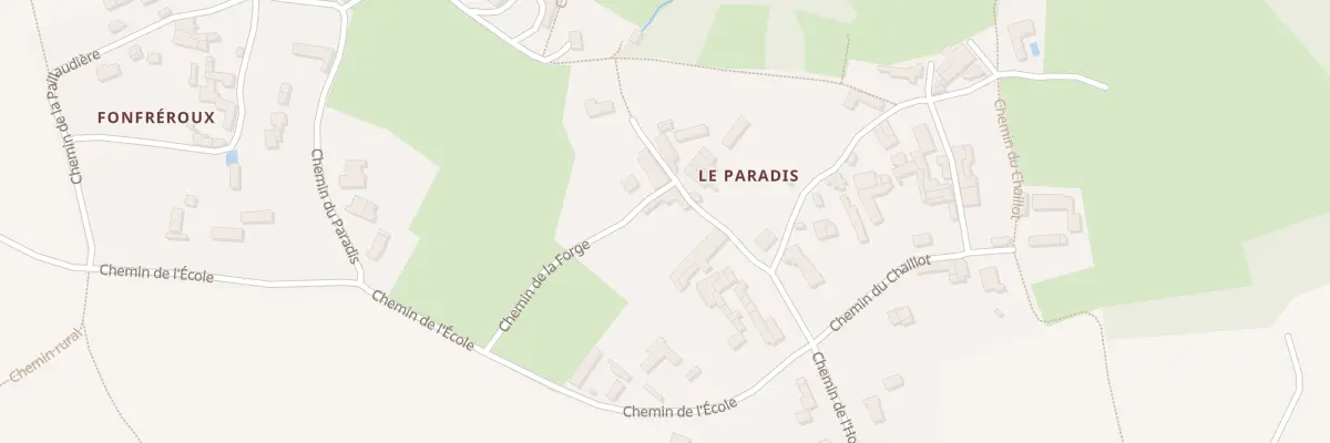 Plan du 5 Chem de la Forge à Souvigné