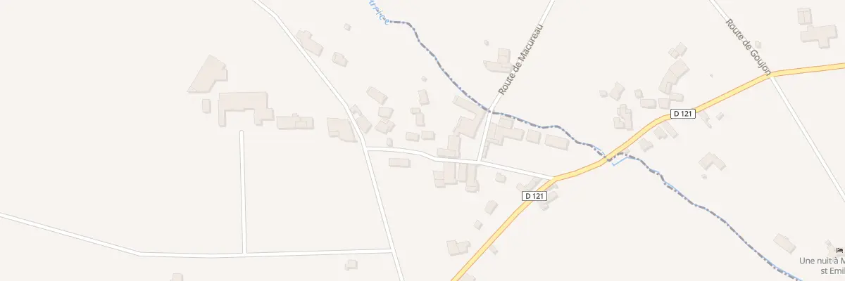 Plan de Bertineau à Néac