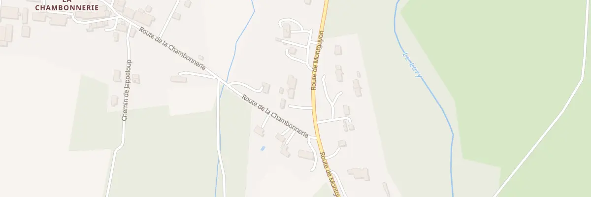 Plan du 23 Rte de Montguyon à La Clotte