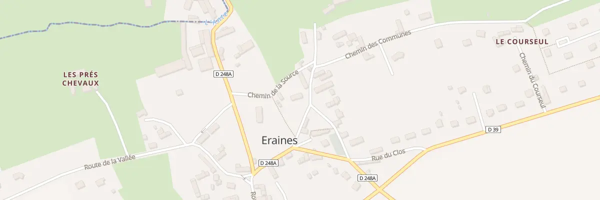 Plan du 5039 Le Bourg à Eraines