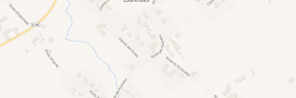Plan du 18 Rte des Pyrenees à Lourenties
