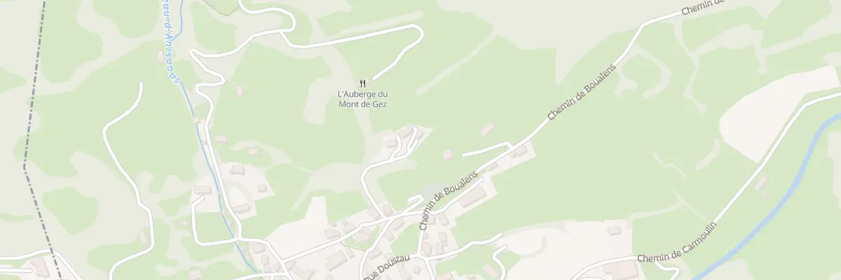 Plan du Village à Arcizans-Dessus