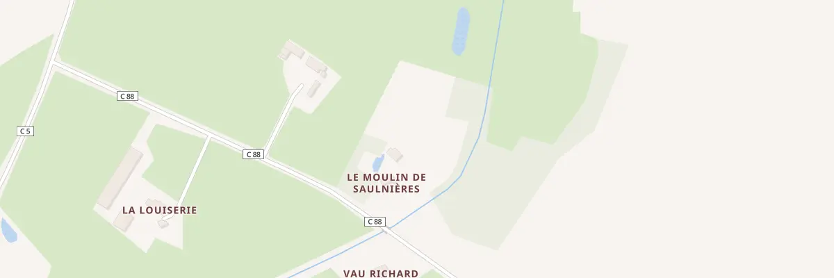 Plan du 5244 Le Moulin de Sauniere à Chantenay-Villedieu