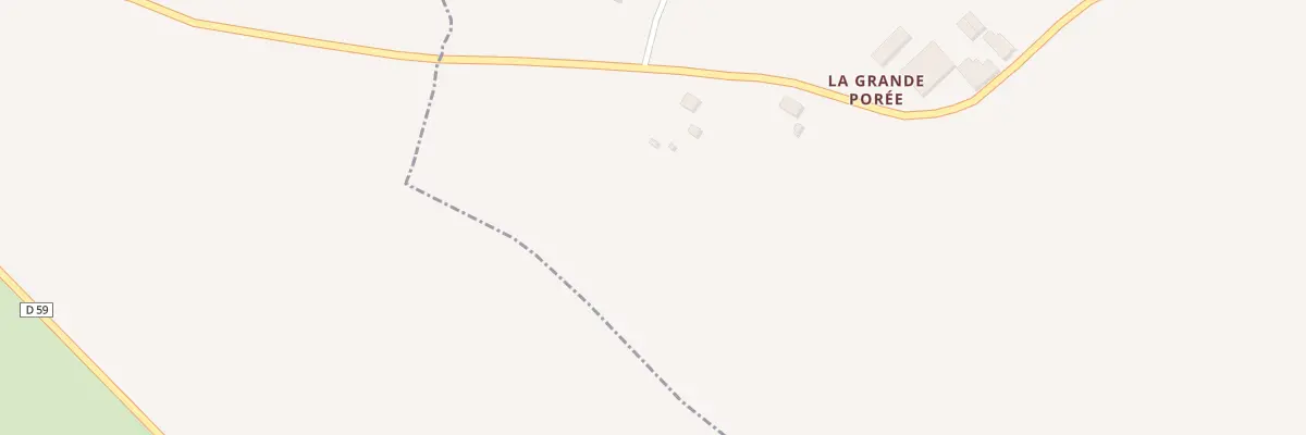 Plan du 3 La Grande Porée à Saurais