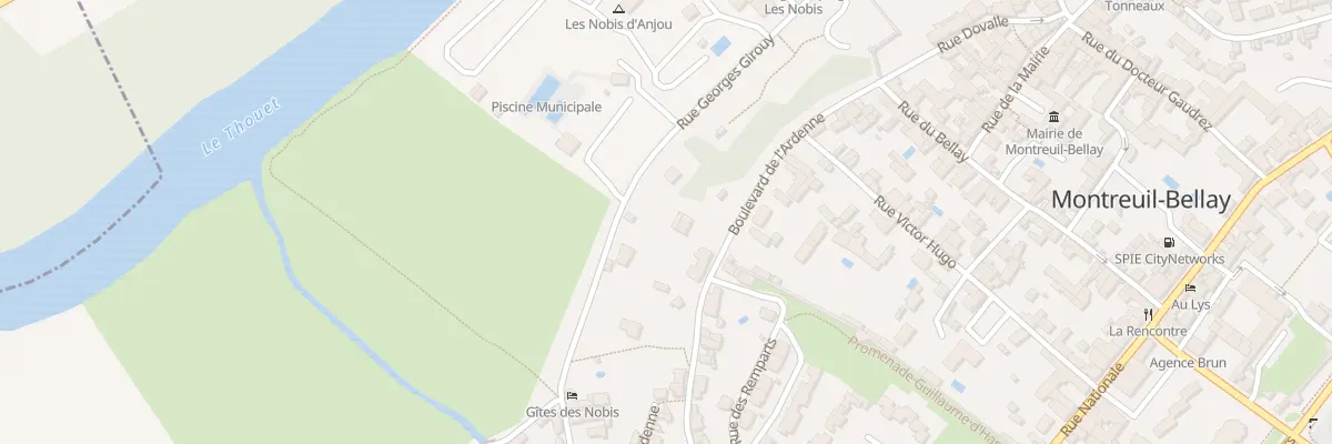 Plan du 405 Bd de l’Ardenne à Montreuil-Bellay