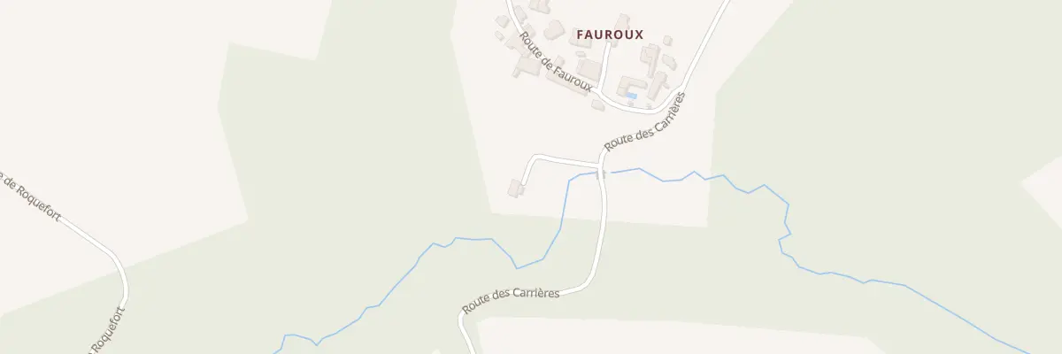 Plan du 1 Fauroux à Lugasson