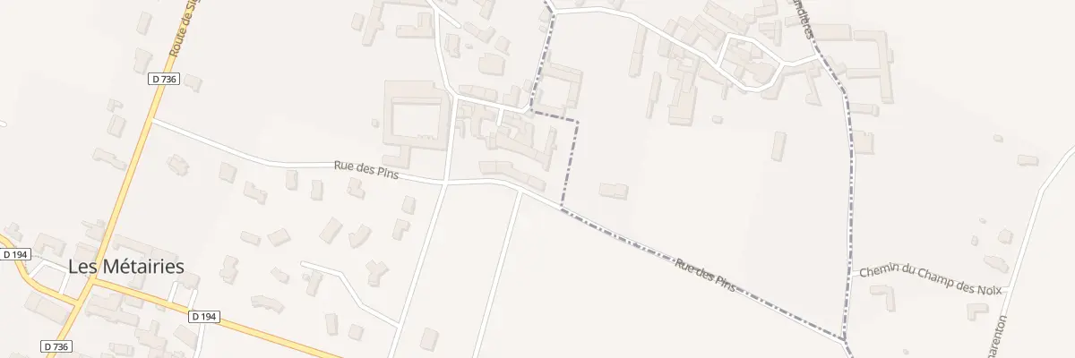 Plan du 19 Rue des Pins à Sigogne
