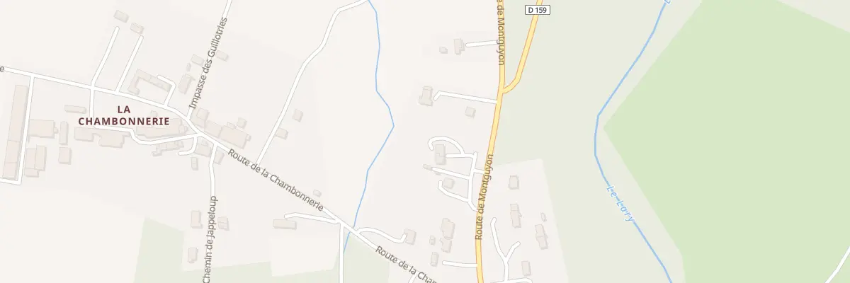 Plan du 33 Rte de Montguyon à La Clotte