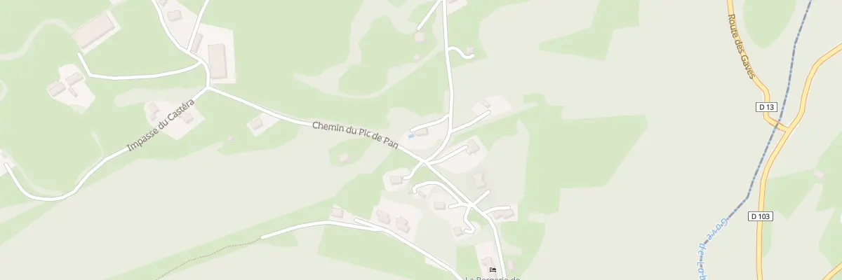 Plan du 20 Che de Sentantony à Bun