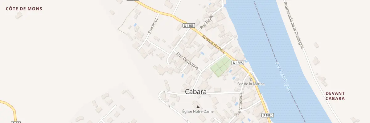 Plan du 2 Rue Despagne à Cabara