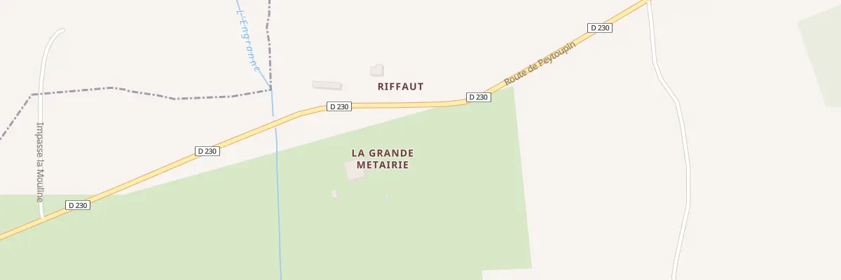 Plan du 2 La Grande Metairie à Castelviel