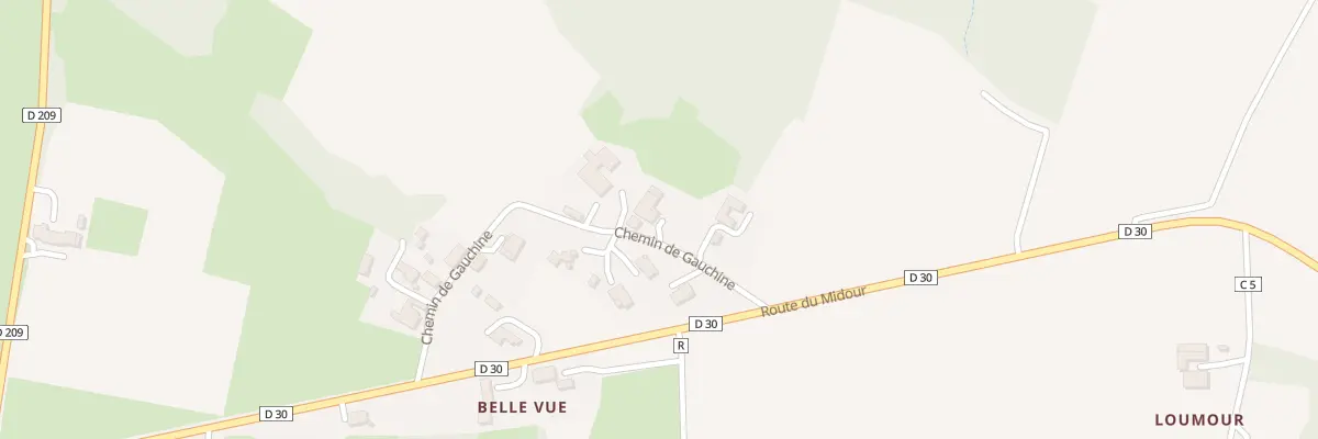 Plan du 5039 A Lasbordes à Castex-d’Armagnac