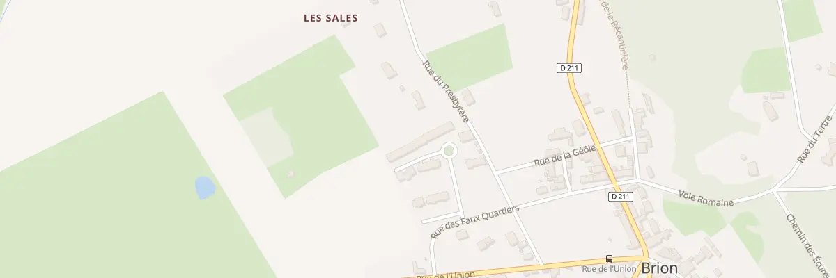Plan du 2 Sq des Faux Quartiers à Dénezé-sous-Doué