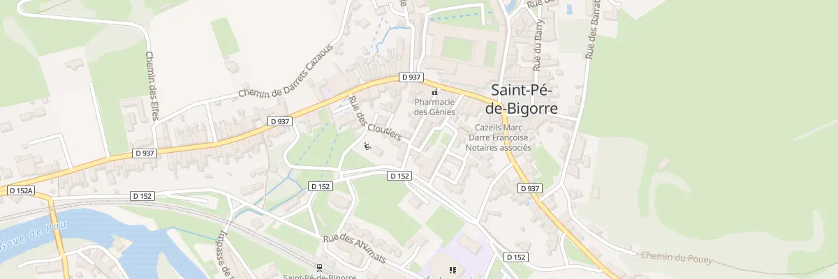 Plan du 7 Rue Jacques Bronson à Saint-Pé-de-Bigorre
