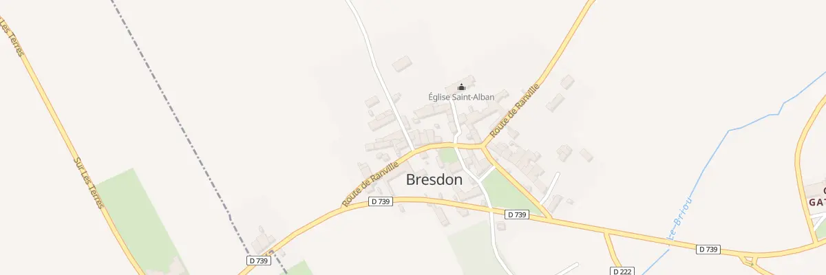 Plan du 4 Chem de la Croix Rouge à Bresdon