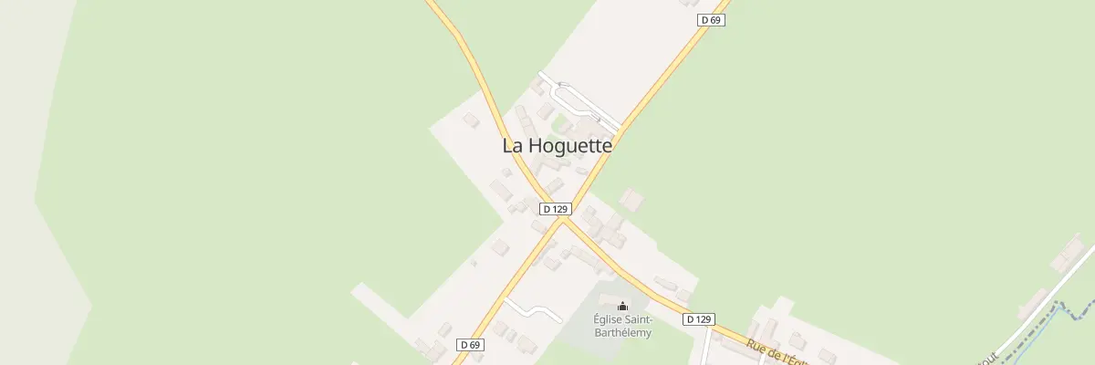 Plan du 9 Rue de l’Église à La Hoguette