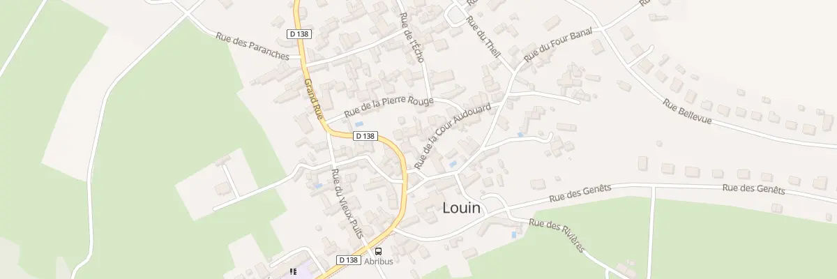 Plan du 1 Rue de la Cour Audouard à Louin