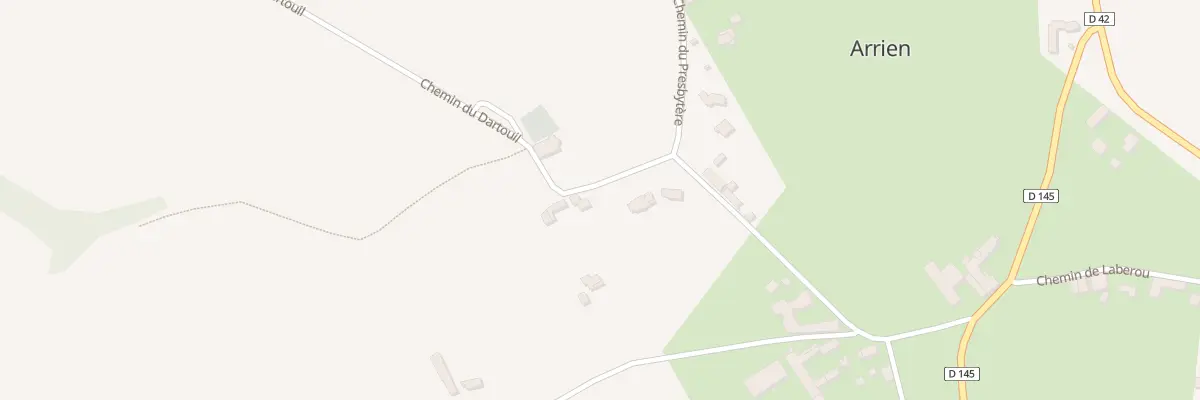 Plan du 7 Che Dartouil à Arrien