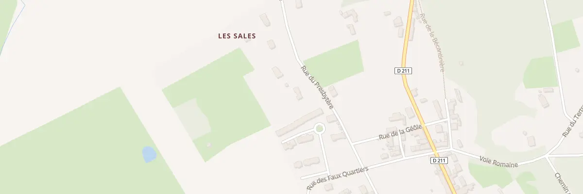 Plan du 9 Rue du Presbytère aux Bois d’Anjou