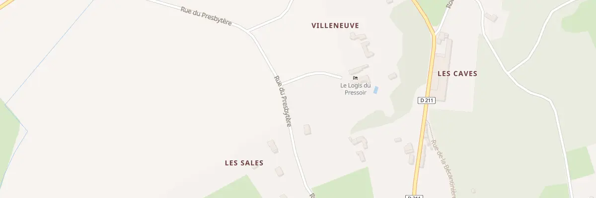 Plan du 28 Rue du Presbytère aux Bois d’Anjou
