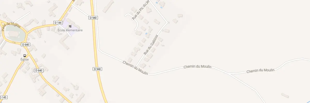 Plan du 8 Rue du Gabizos à Espoey