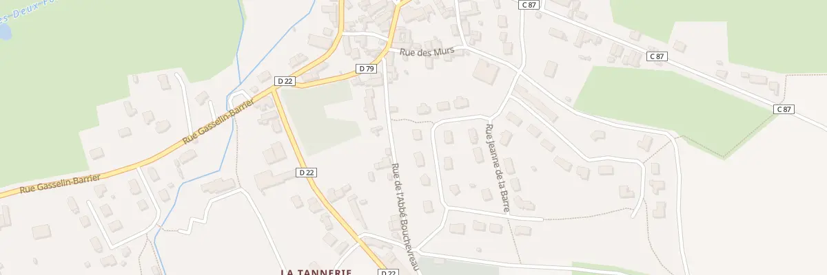 Plan du 5593 Rue Paul Bougon à Chantenay-Villedieu